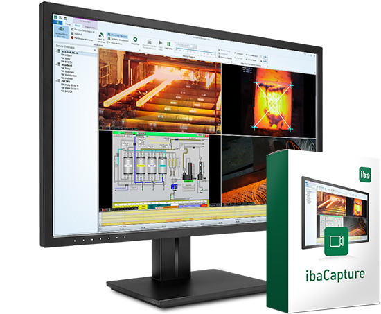 Combining measurement data and video images - ibaCapture